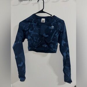 cropped gymshark top